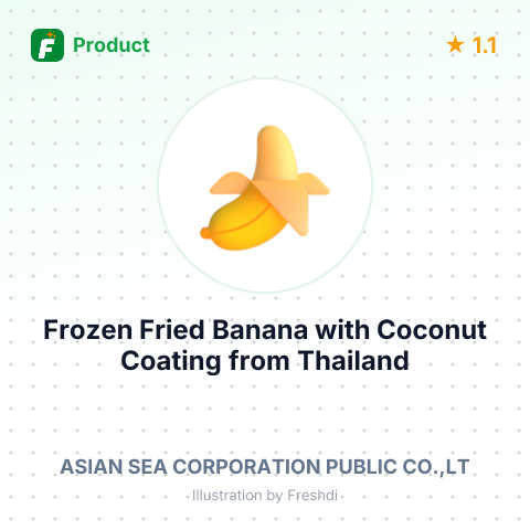 Frozen Fried Banana with Coconut Coating – summary card, no photo uploaded yet