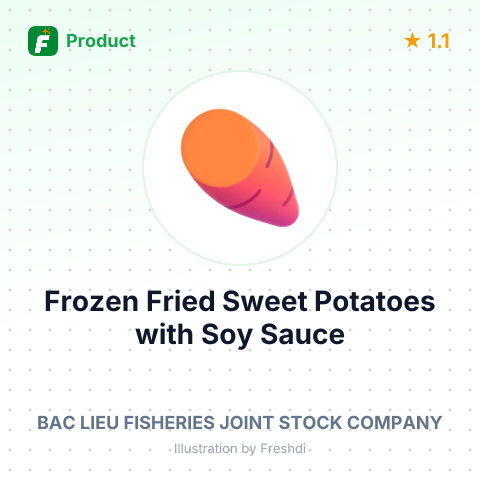 Frozen Fried Sweet Potatoes with Soy Sauce – summary card, no photo uploaded yet