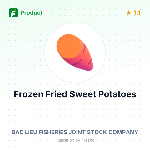 Frozen Fried Sweet Potatoes – summary card, no photo uploaded yet