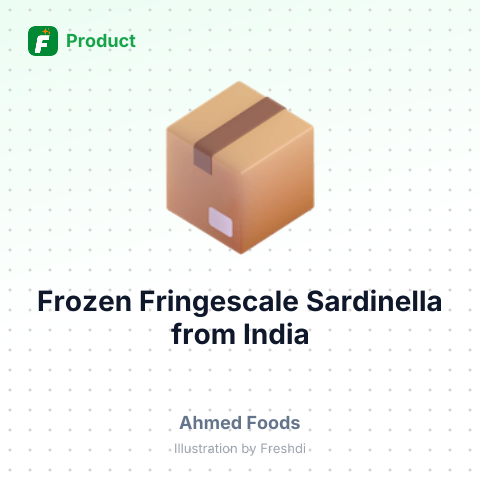Frozen Fringescale Sardinella – summary card, no photo uploaded yet