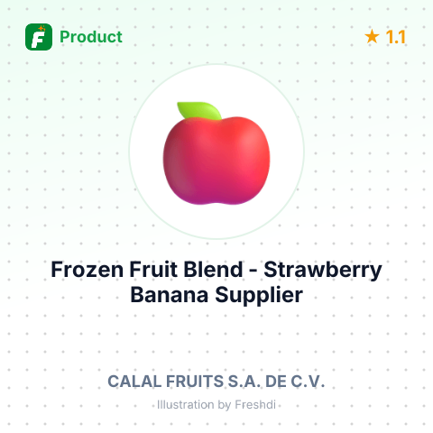 Frozen Fruit Blend - Strawberry Banana – summary card, no photo uploaded yet