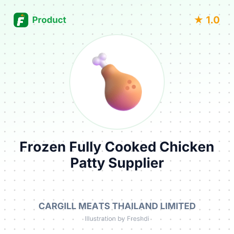 Frozen Fully Cooked Chicken Patty – summary card, no photo uploaded yet