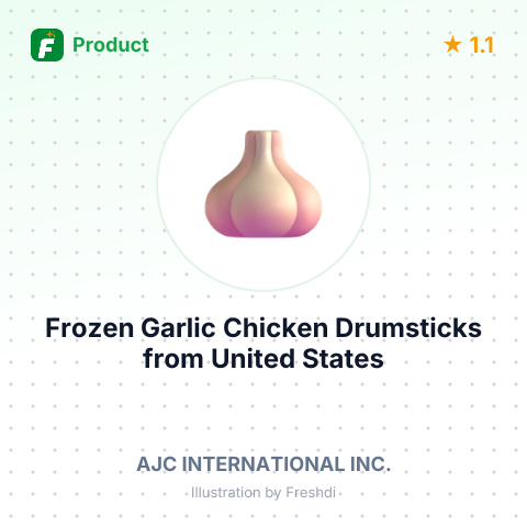 Frozen Garlic Chicken Drumsticks – summary card, no photo uploaded yet