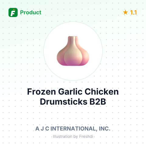 Frozen Garlic Chicken Drumsticks – summary card, no photo uploaded yet