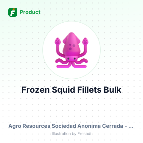 Frozen Giant Squid Fillets – summary card, no photo uploaded yet