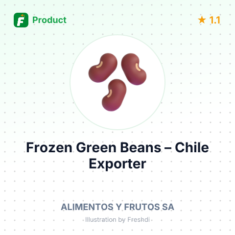 Frozen Green Beans – summary card, no photo uploaded yet