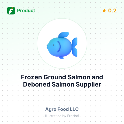 Frozen Ground Salmon and Deboned Salmon – product summary card, no photo uploaded yet
