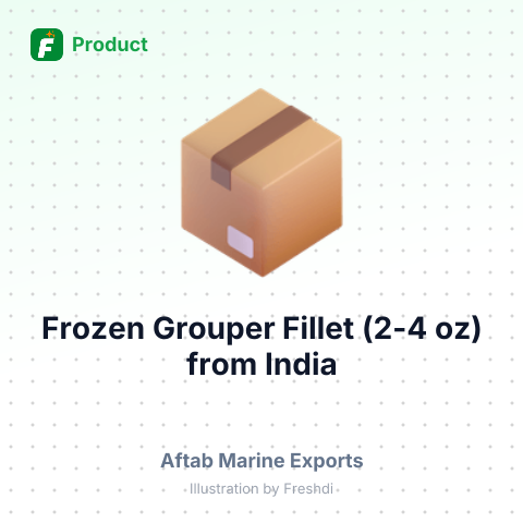 Frozen Grouper Fillet (2-4 oz) – summary card, no photo uploaded yet