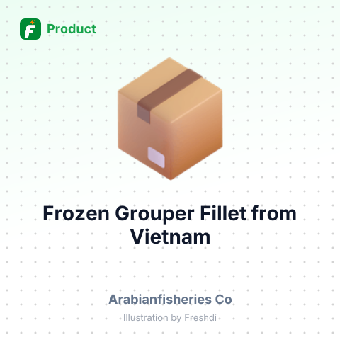 Frozen Grouper Fillet – summary card, no photo uploaded yet