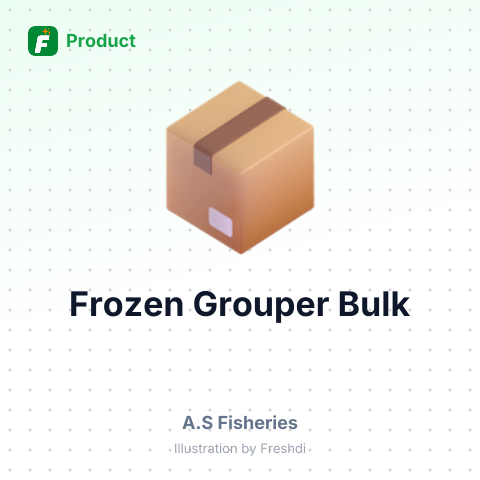 Frozen Grouper Whole Round – summary card, no photo uploaded yet