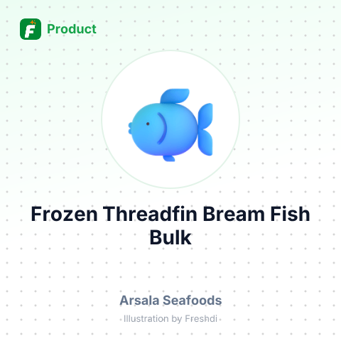 Frozen HGT Threadfin Bream Fish – summary card, no photo uploaded yet