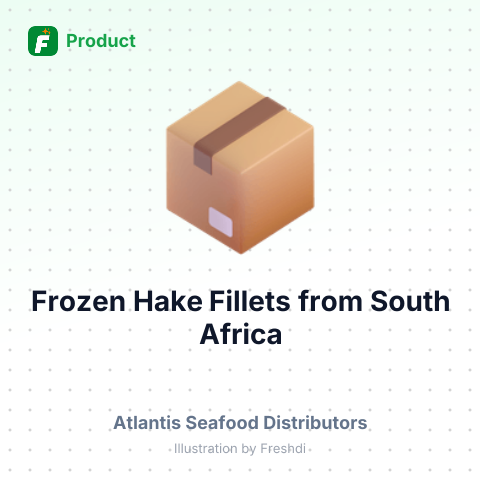 Frozen Hake Fillets – summary card, no photo uploaded yet