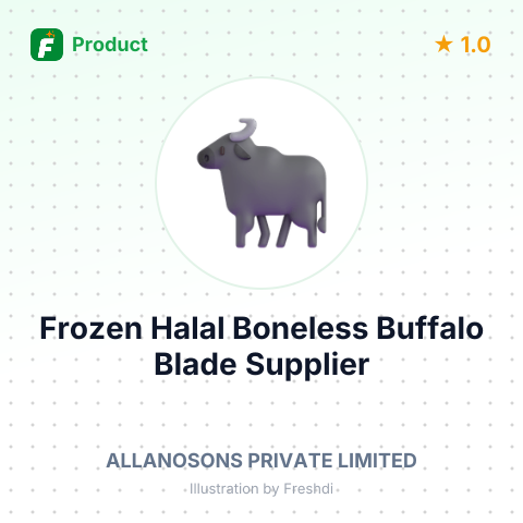 Frozen Halal Boneless Buffalo Blade – summary card, no photo uploaded yet