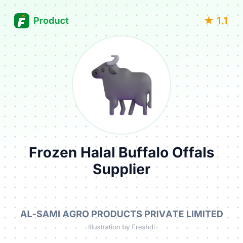 Frozen Halal Buffalo Offals – summary card, no photo uploaded yet