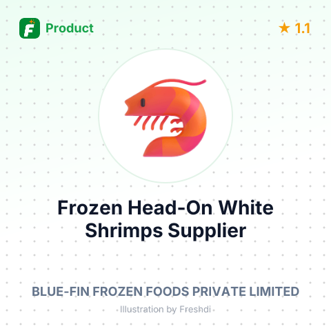 Frozen Head-On White Shrimps – summary card, no photo uploaded yet