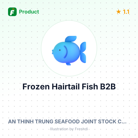 Frozen Headless Hairtail Fish – summary card, no photo uploaded yet