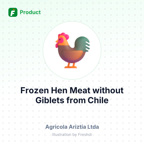 Frozen Hen Meat without Giblets – summary card, no photo uploaded yet