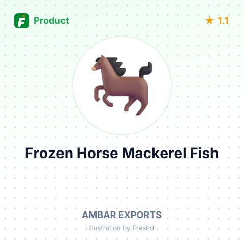 Frozen Horse Mackerel Fish – summary card, no photo uploaded yet
