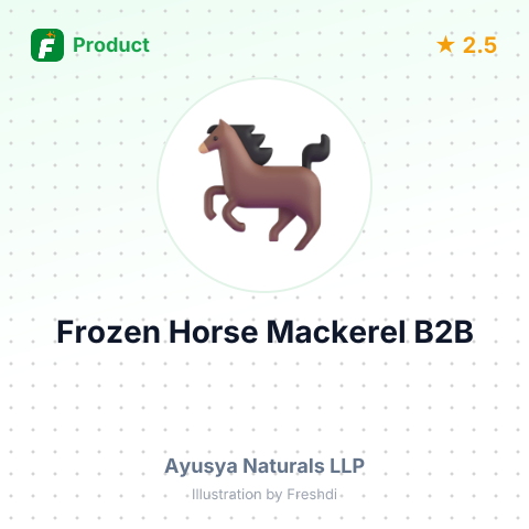 Frozen Horse Mackerel – summary card, no photo uploaded yet