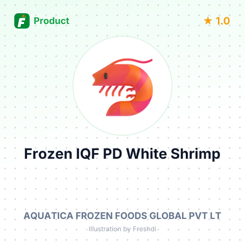 Frozen IQF PD White Shrimp – summary card, no photo uploaded yet