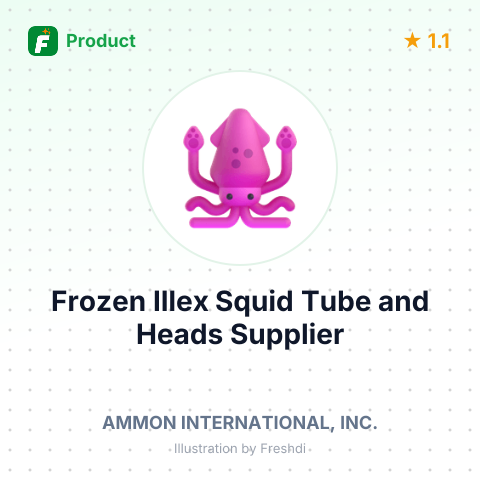Frozen Illex Squid Tube and Heads – summary card, no photo uploaded yet