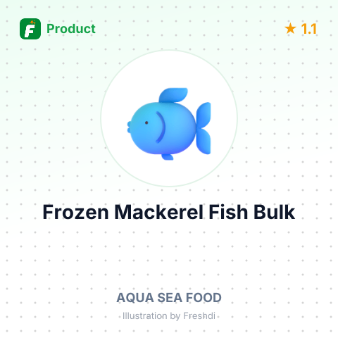 Frozen Indian Mackerel Fish – summary card, no photo uploaded yet