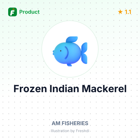 Frozen Indian Mackerel – summary card, no photo uploaded yet
