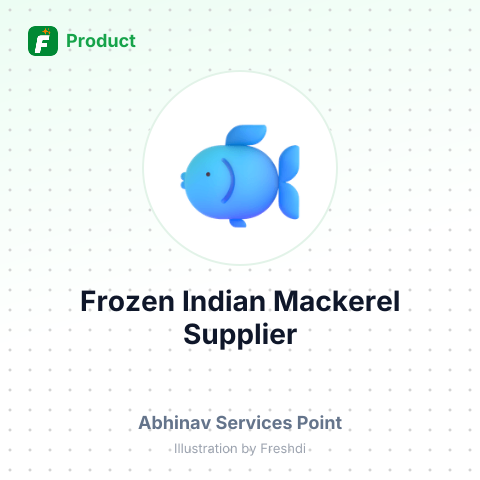 Frozen Indian Mackerel – summary card, no photo uploaded yet