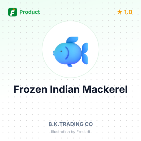 Frozen Indian Mackerel – summary card, no photo uploaded yet