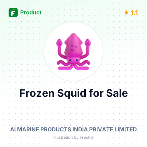 Frozen Indian Squid – summary card, no photo uploaded yet