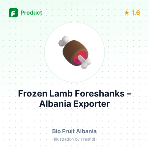 Frozen Lamb Foreshanks – summary card, no photo uploaded yet