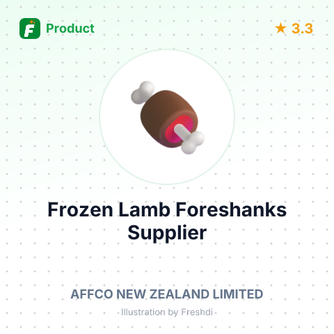Frozen Lamb Foreshanks – summary card, no photo uploaded yet