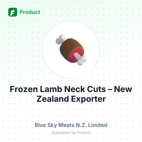 Frozen Lamb Neck Cuts – summary card, no photo uploaded yet