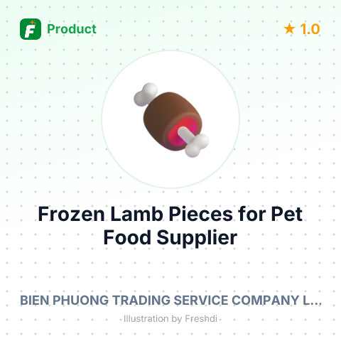 Frozen Lamb Pieces for Pet Food – summary card, no photo uploaded yet