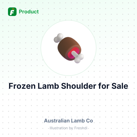 Frozen Lamb Shoulder - Oyster Cut – summary card, no photo uploaded yet