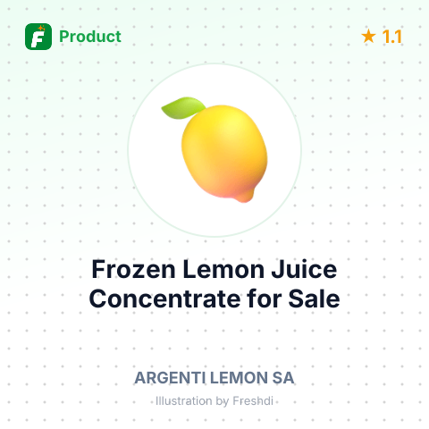 Frozen Lemon Juice Concentrate – summary card, no photo uploaded yet