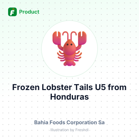 Frozen Lobster Tails U5 – summary card, no photo uploaded yet