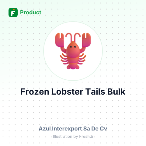 Frozen Lobster Tails – summary card, no photo uploaded yet
