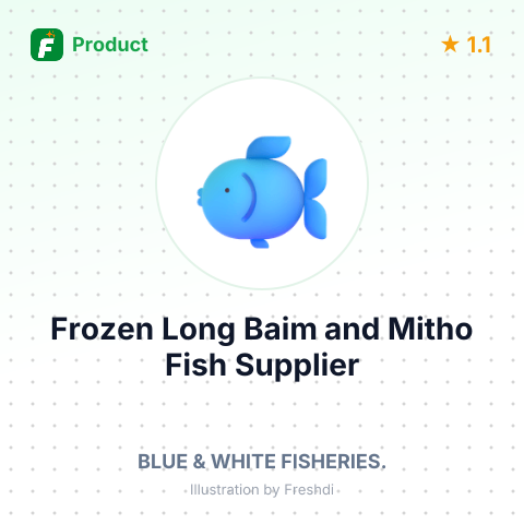 Frozen Long Baim and Mitho Fish – summary card, no photo uploaded yet