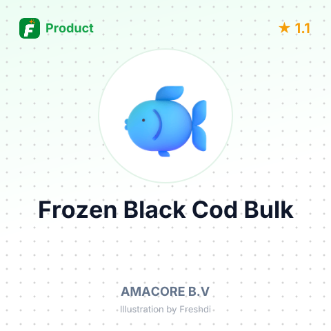 Frozen MSC Black Cod H&G – summary card, no photo uploaded yet