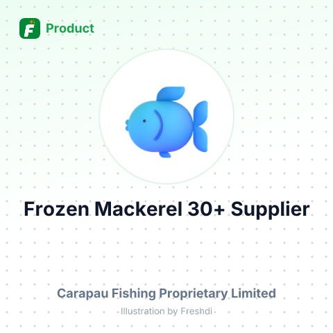 Frozen Mackerel 30+ – product summary card, no photo uploaded yet