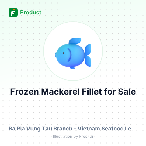 Frozen Mackerel Fillet – summary card, no photo uploaded yet