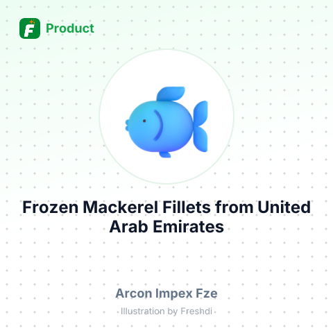 Frozen Mackerel Fillets – summary card, no photo uploaded yet