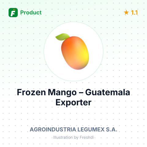 Frozen Mango – product summary card, no photo uploaded yet