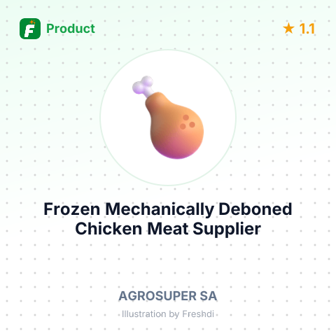 Frozen Mechanically Deboned Chicken Meat – summary card, no photo uploaded yet