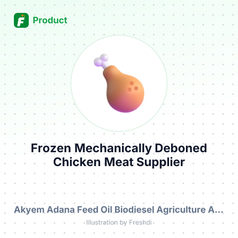 Frozen Mechanically Deboned Chicken Meat – summary card, no photo uploaded yet