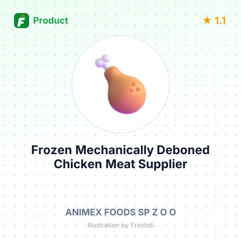 Frozen Mechanically Deboned Chicken Meat – summary card, no photo uploaded yet