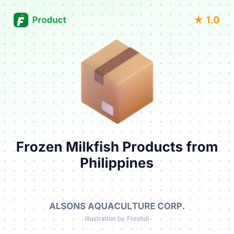 Frozen Milkfish Products – summary card, no photo uploaded yet