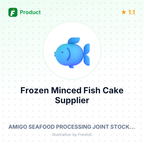 Frozen Minced Fish Cake – summary card, no photo uploaded yet