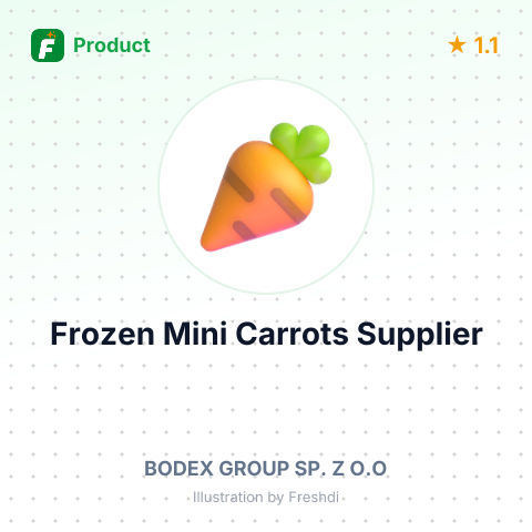 Frozen Mini Carrots – summary card, no photo uploaded yet
